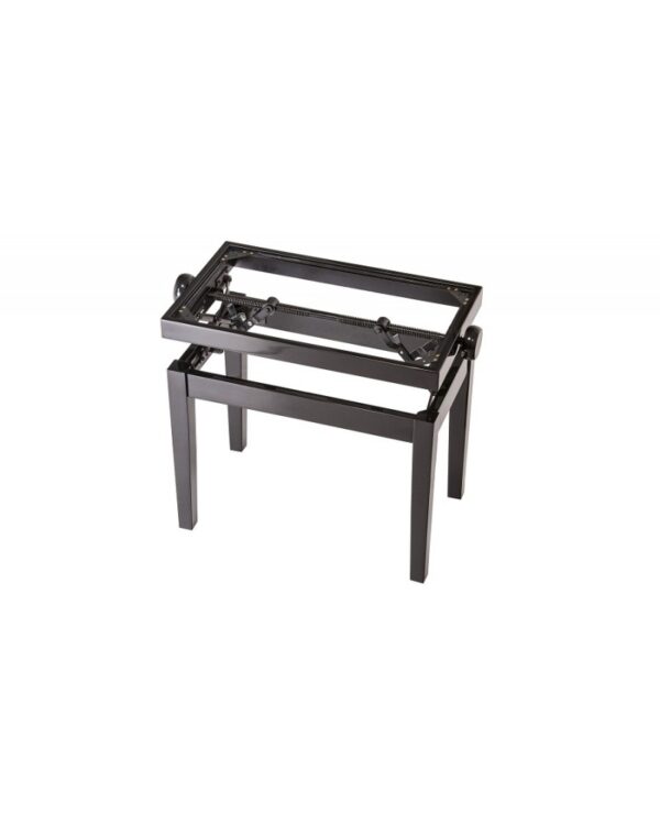 Banquette de piano [sans coussin] K&M cadre en bois - finition noir brillant – Image 2