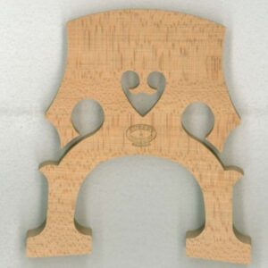 Chevalets violoncelle 4/4 AUBERT préparé-traité 90mm, modèle Francais