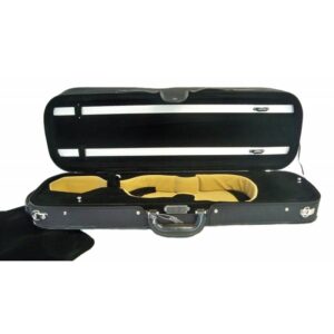 Etui violon 4/4 modèle conservatoire noir/noir-beige