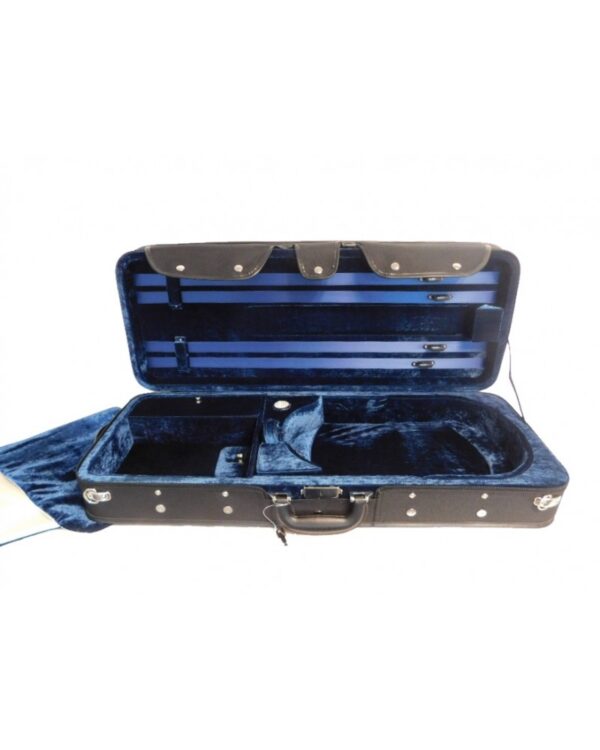 Etui alto modèle conservatoire - ajustable 38 à 42cm -noir/bleu