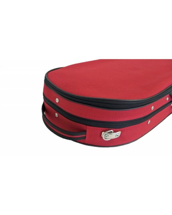 Etui violon 4/4 Demi-lune PASSION luxe rouge/gris – Image 8