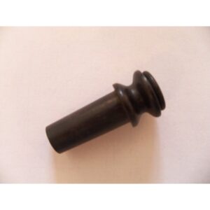 Bouton attache cordier en ébène à rainures pour violon 4/4