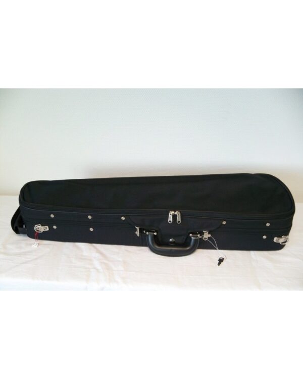 Etui violon 4/4 PASSION LUXE forme trapèze noir/bleu – Image 6