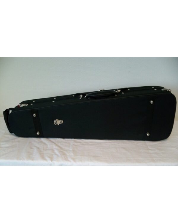 Etui violon 4/4 PASSION LUXE forme trapèze noir/bleu – Image 4