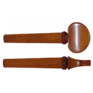 Cheville violoncelle 4/4 TEMPEL en buis, modèle Otto Tempel, avec collerette, diam: 14mm