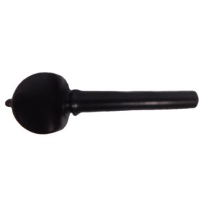 Cheville violon 4/4 en ébène avec boule en ébène [noir] - Modèle Suisse - Diam 8,3 mm - Moyen cône