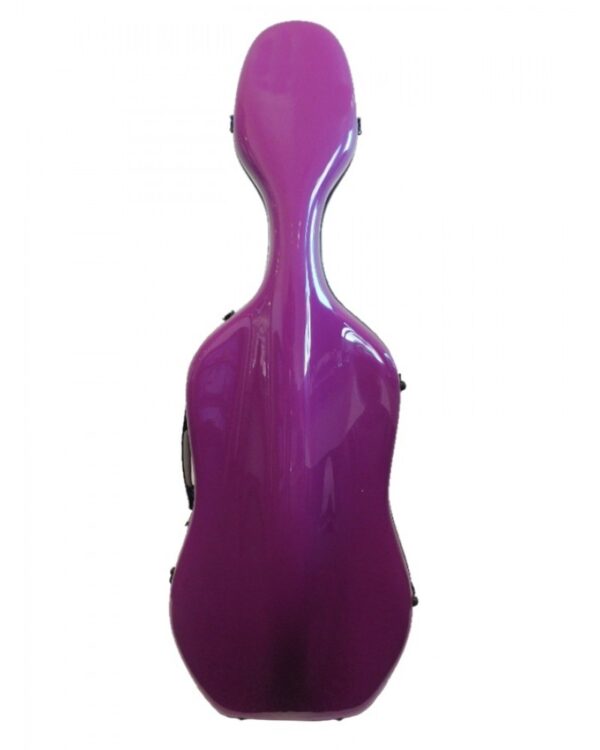Etui violoncelle 50% PVC, 50% Carbone, violet
