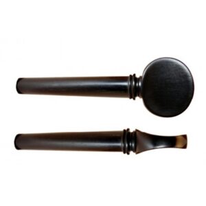 Cheville TEMPEL pour violon 4/4 en ébène, modèle Suisse - 8mm