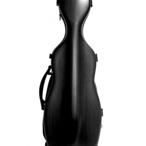 Etui violon 4/4 PC COMPOSITE forme "petit violoncelle" - charbon effet alu brossé