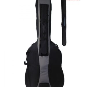 Housse contrebasse 4/4 "S" rembourrée 20mm coloris noir/gris, qualité supérieure