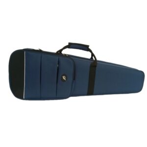 Etui alto trapèze 39.5cm "S" ext. Bleu pétrol - int. Noir