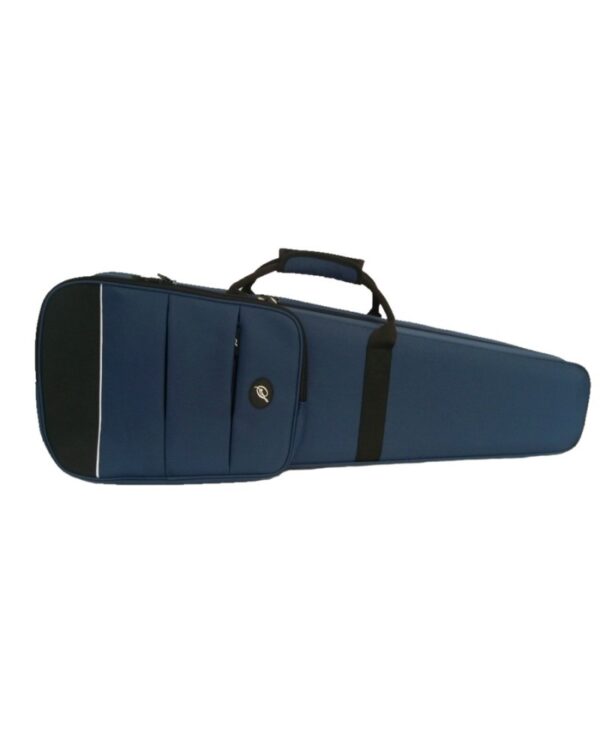 Etui alto trapèze 39.5cm "S" ext. Bleu pétrol - int. Noir