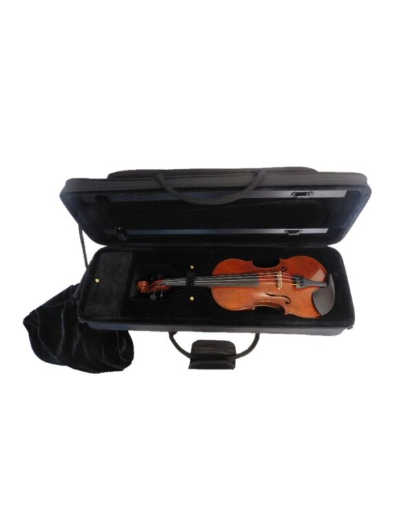 Etui violon rectangulaire 4/4 HAUTE QUALITÉ exterieur cordura 600D gris 'S' interieur noir – Image 4