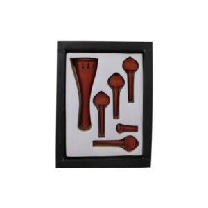 Parrure violon 4/4 - 6 pièces - Buis indien