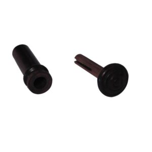 Bouton attache cordier pour violon 4/4-3/4 en PALISSANDRE diametre medium - 3 CERCLES