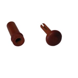 Bouton attache cordier pour violon 4/4-3/4 en BUIS diametre medium