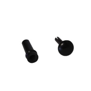 Bouton attache cordier pour violon 4/4-3/4 en EBENE diametre medium