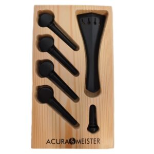 Parrure violon 4/4 - 6 pièces - Ebène naturel