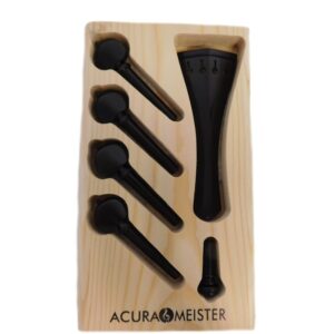 Parrure violon 4/4 - 6 pièces - Ebène naturel