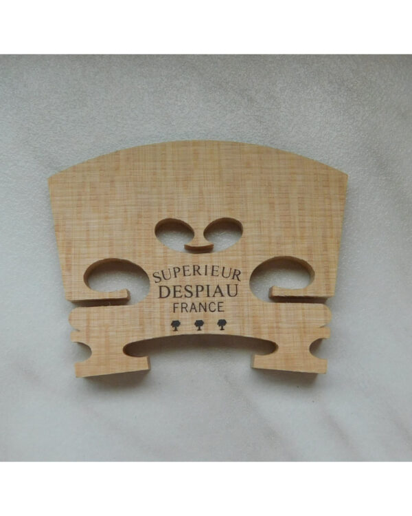 Chevalet Despiau "Durance" pour violon 1/2 - non préparé - Traité - Coeur normal - 36mm - Qualité A