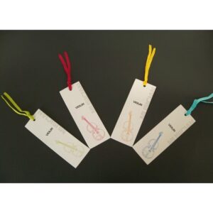 Marque page "violon" MUSICIAN DESIGNER vert