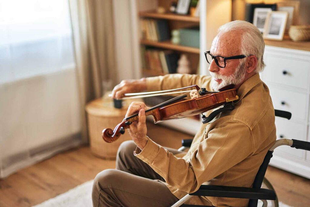 effet de la pratique musicale pour une personne âgée